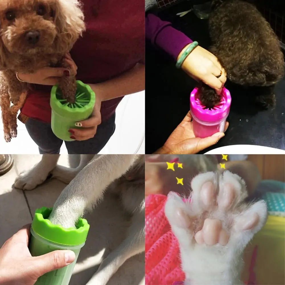 Nettoyeur de Pattes pour Chien – Silicone Souple, Format Portable